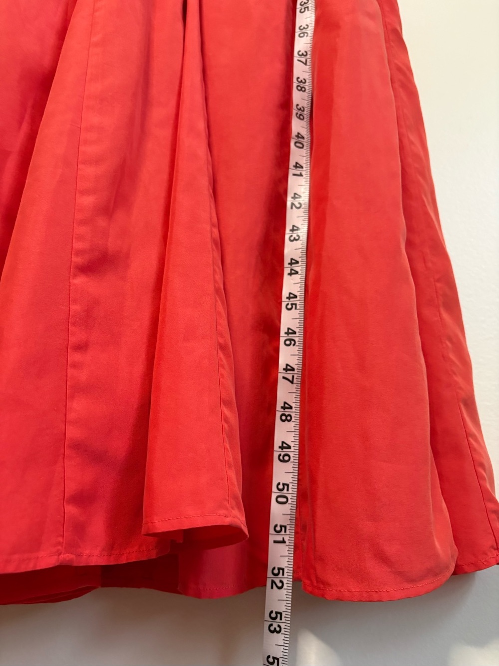 Anthro HD in Paris Sassafras Dress Coral Spaghetti-Strap Modal Maxi Dress Sz 4 - Picture 8 of 11